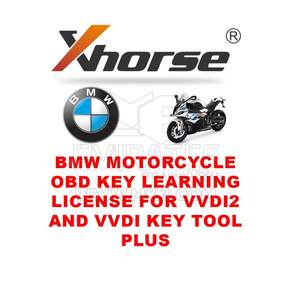 Licenza di apprendimento chiave OBD per moto BMW Xhorse per VVDI2 e VVDI Key Tool Plus