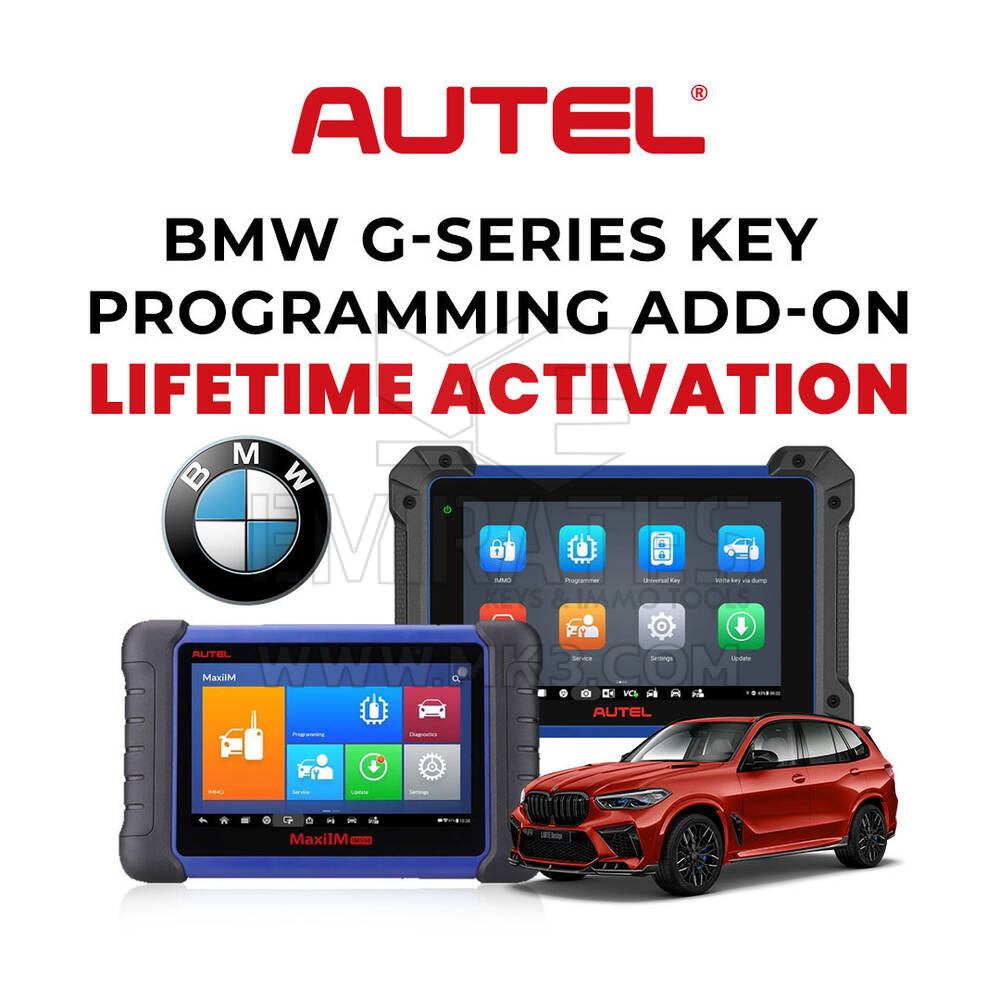 إضافة برمجة مفتاح النظام Autel BMW G-Series BDC02 وBDC03 للتفعيل مدى الحياة