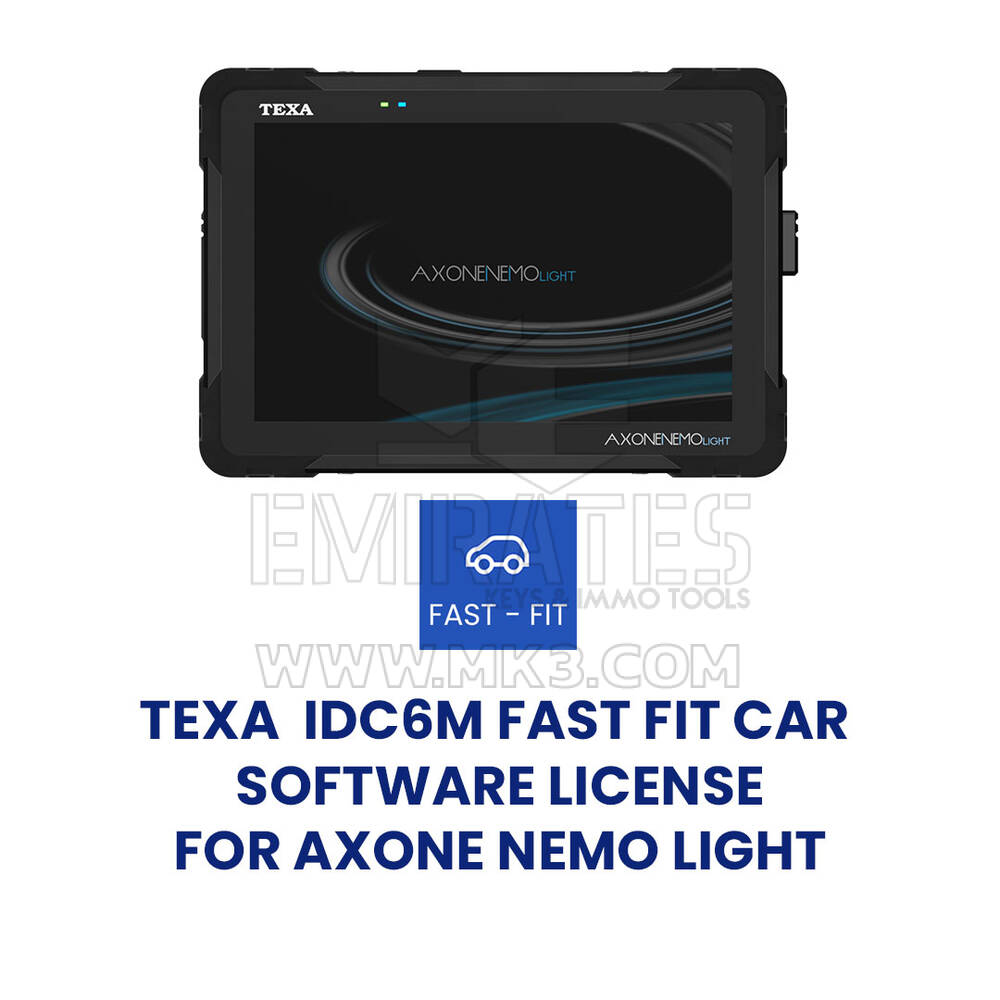 Лицензия на программное обеспечение TEXA IDC6m FAST FIT CAR ДЛЯ AXONE NEMO LIGHT - P2501001F00000