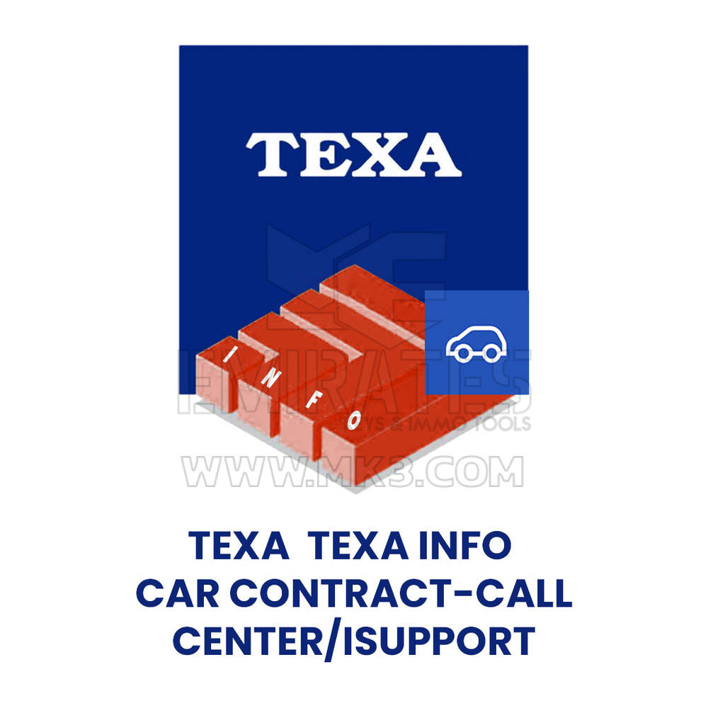 TEXA TEXAINFO CAR CONTRACT-CALL CENTER / iSUPPORT