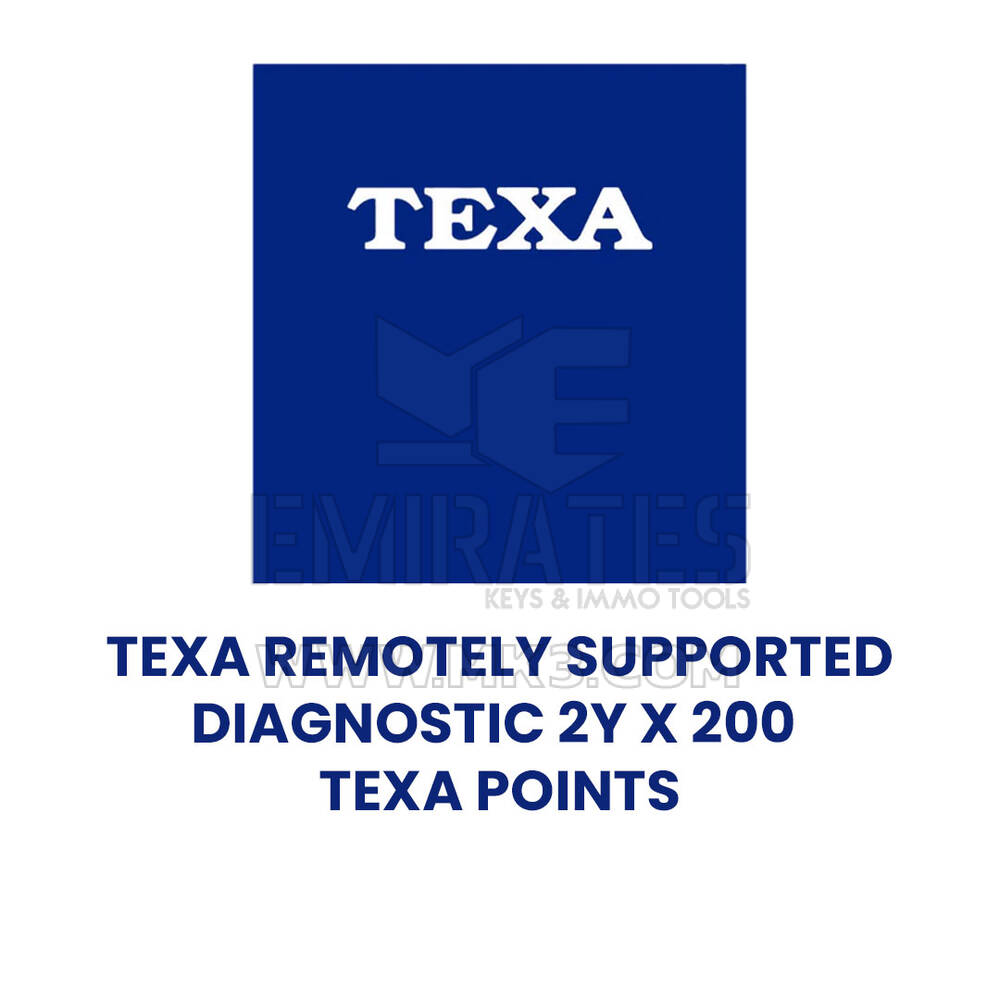 TEXA Remotely Supported Diagnostic 2Y x 200 Texa Points