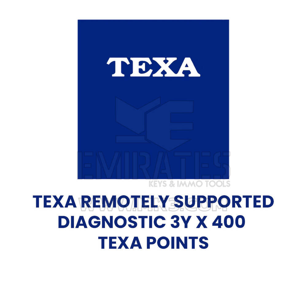 TEXA Remotely Supported Diagnostic 3Y x 400 Texa Points
