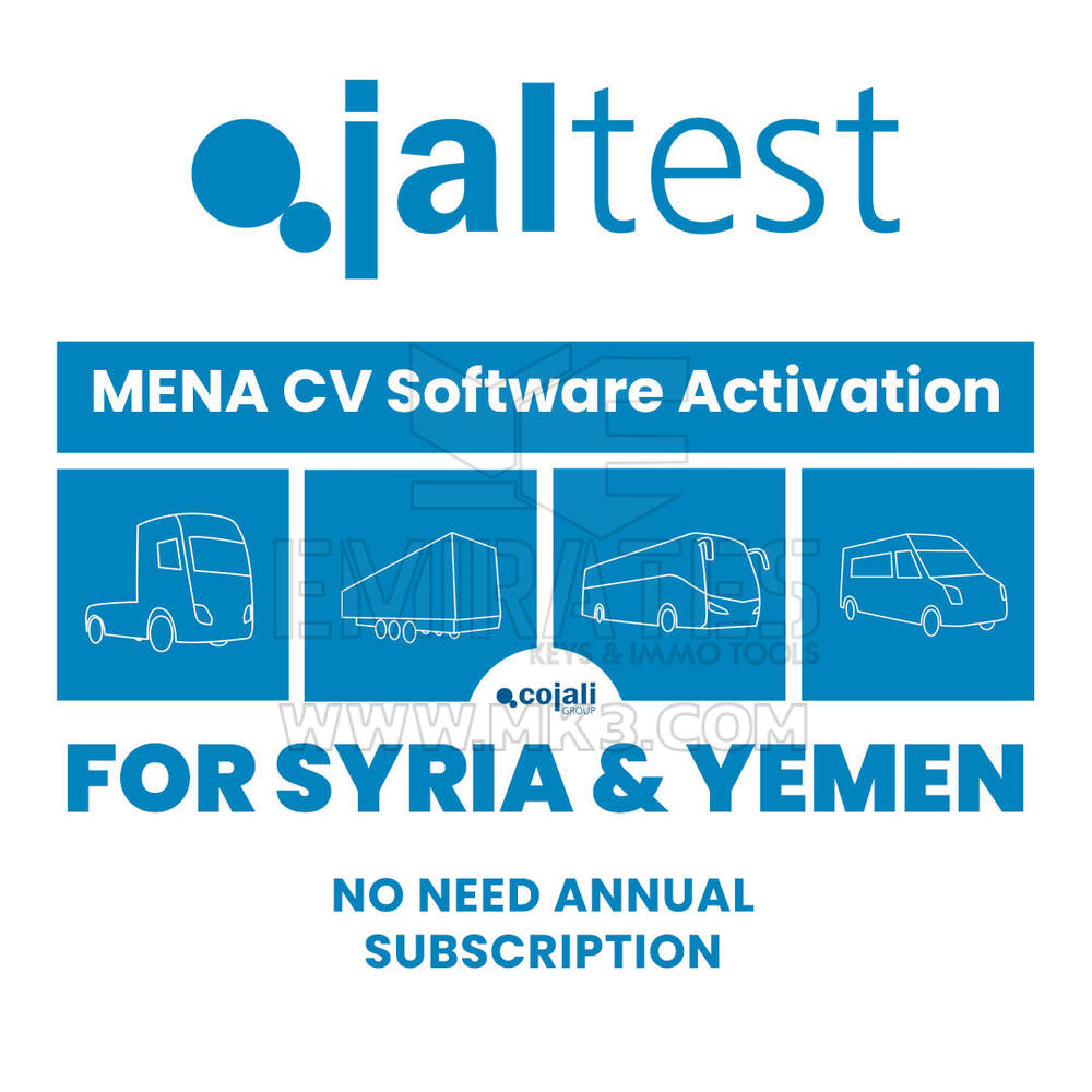 JALTEST MENA CV Software Activation