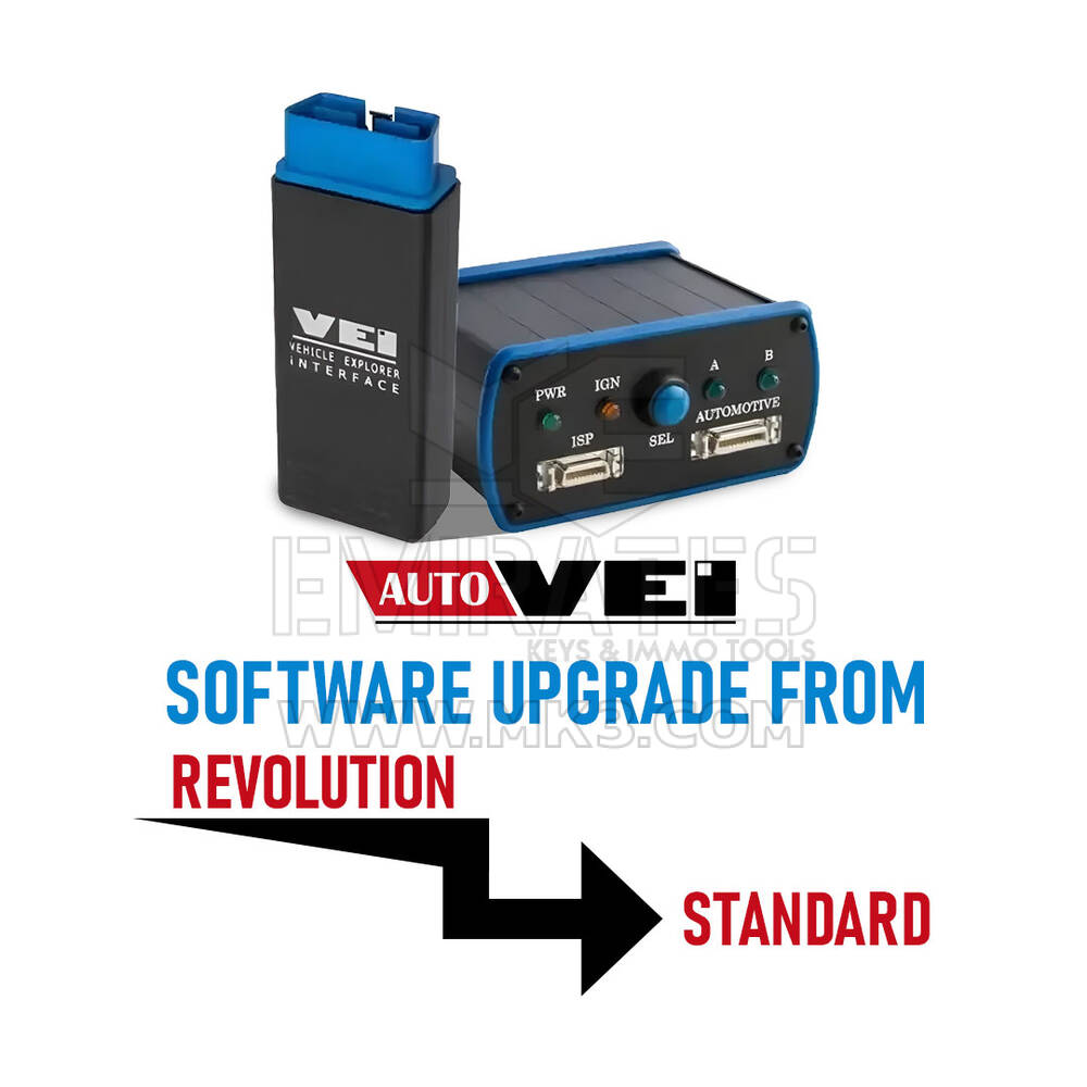 AutoVei Software Upgrade from REVOLUTION to STANDARD