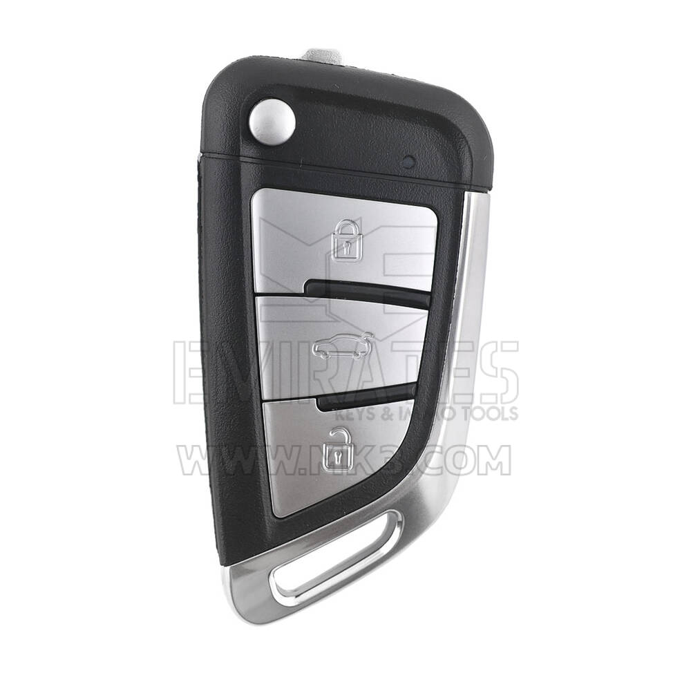 Clé télécommande universelle Keydiy KD 3 boutons (boutons métalliques) type NB29