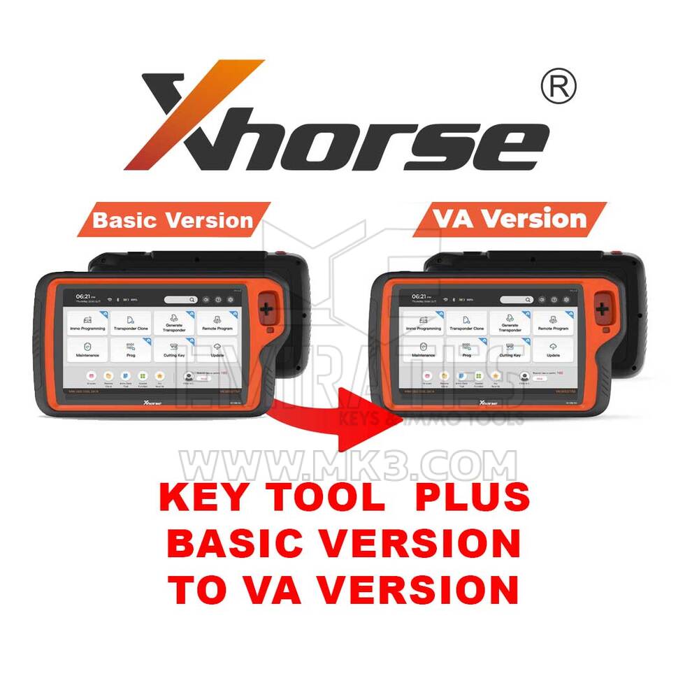 Xhorse - Key Tool Plus Version de base vers version VA
