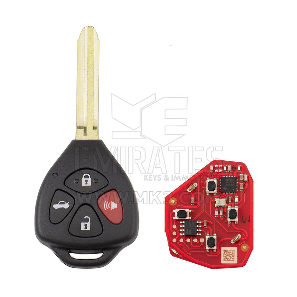 Yeni Xhorse VVDI Anahtar Aracı VVDI2 Kablolu Uzaktan Anahtar 3+1 Düğmeli Toyota Tipi XKTO22EN 2. Nesil (XKTO02EN'nin Yeni Sürümü) | Emirates Keys