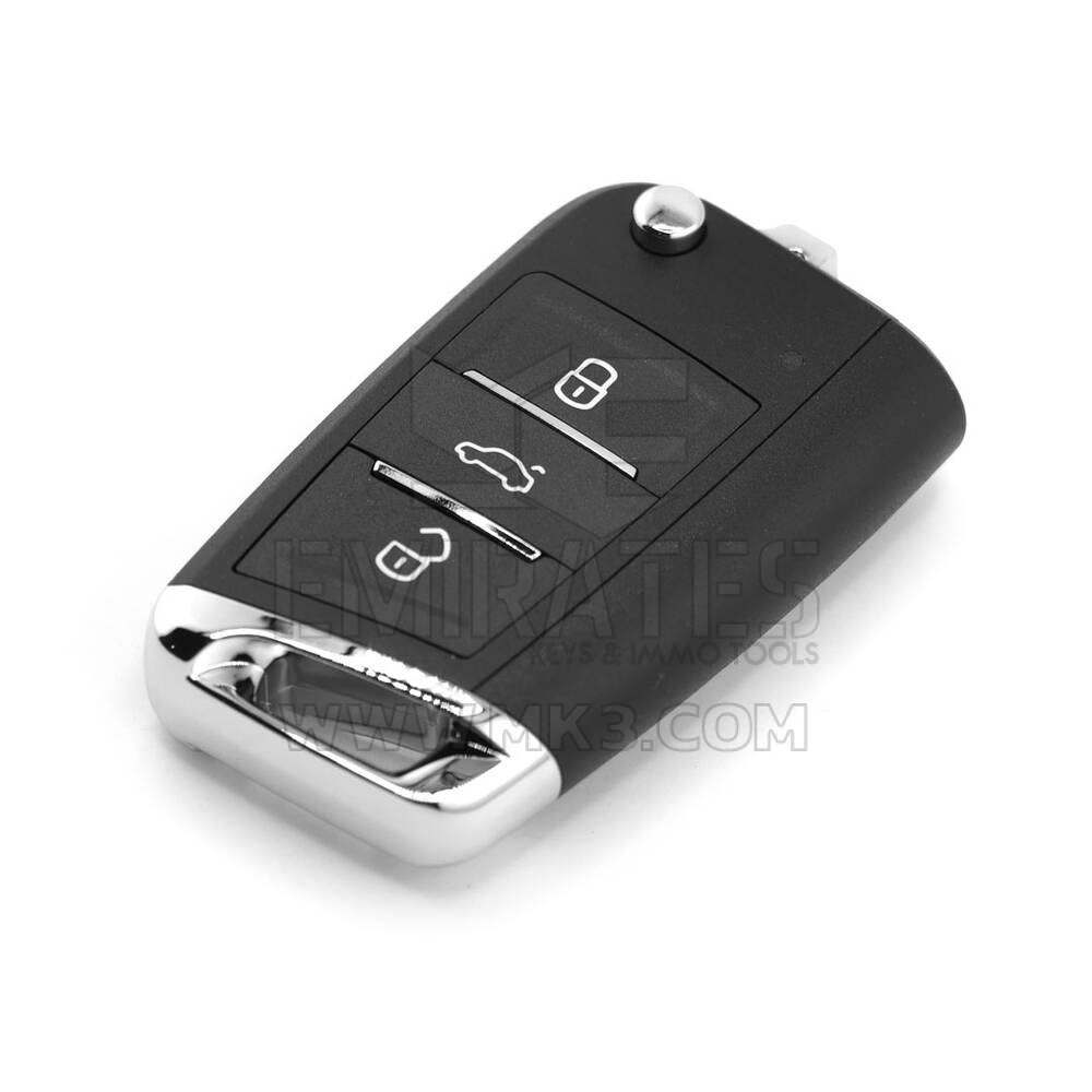 New Xhorse VVDI Wire Universal Flip Remote Key 3 Buttons MQB Style XKMQB5EN With Chip Holder High Quality Best Price | Emirates Keys