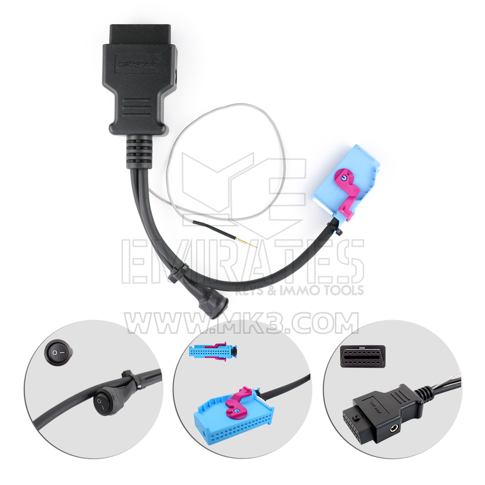 OBDSTAR VW4-AKL Cable Supports VW IMMO IV NEC24C64 | MK3