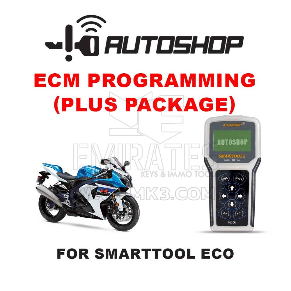 Programmazione ECM Autoshop (pacchetto Plus): lettura/rinnovo ECMID Honda Kline, chiave di programmazione per Piaggio MEDLEY/GTS, ecc. PER SMARTTOOL ECO