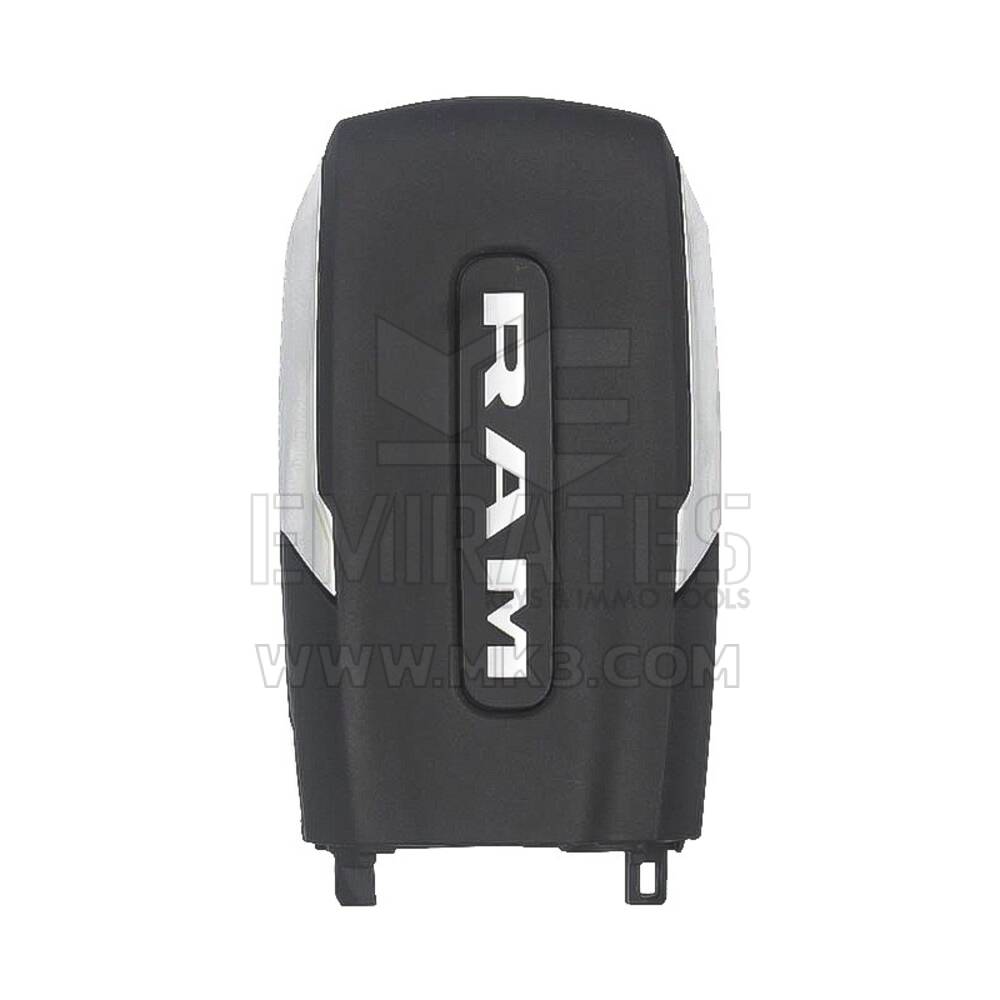 Like New Without Box Dodge RAM 2019-2024 Original Smart Remote Key Chrome Side 3 Buttons 433MHz 68575600AA, 68584151AA, 68291687AB, 68291687AC, 68291687AD, 68291687AE, 68442905AB | Emirates Keys