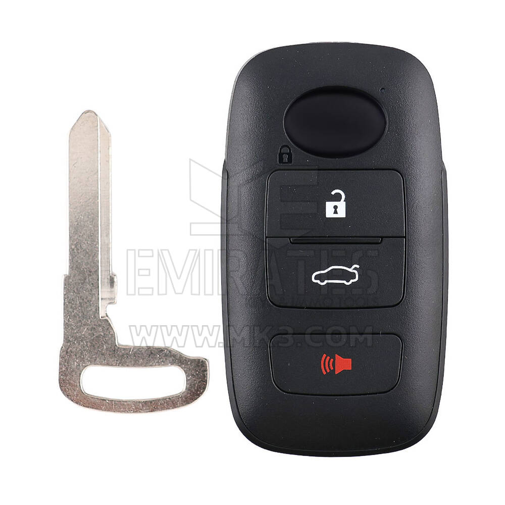 New Aftermarket Toyota Raize Smart Remote Key 3+1 Buttons 433MHz Compatible Part Number: 89994-BZ050, 89994BZ050 | Emirates Keys