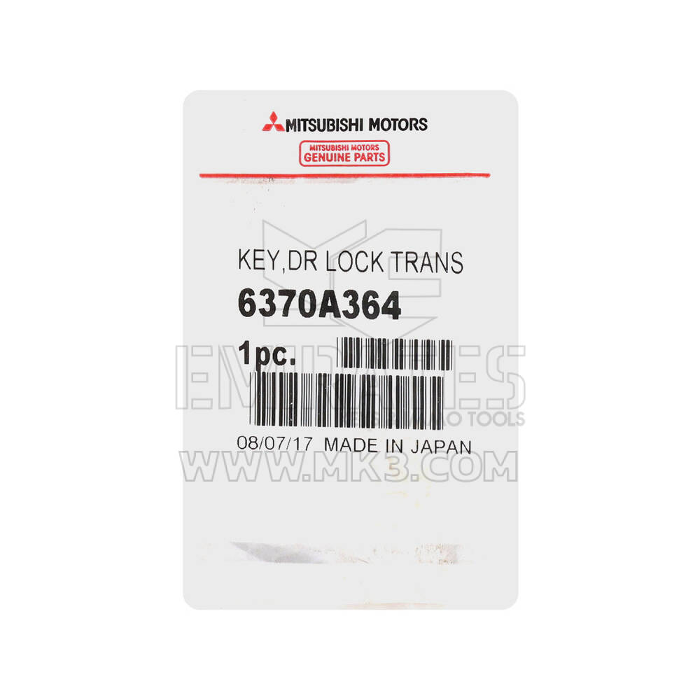 New Mitsubishi Endeavor 2007-2012 Genuine / OEM Remote Key 2+1 Buttons 315MHz OEM Part Number: 6370A364 | Emirates Keys