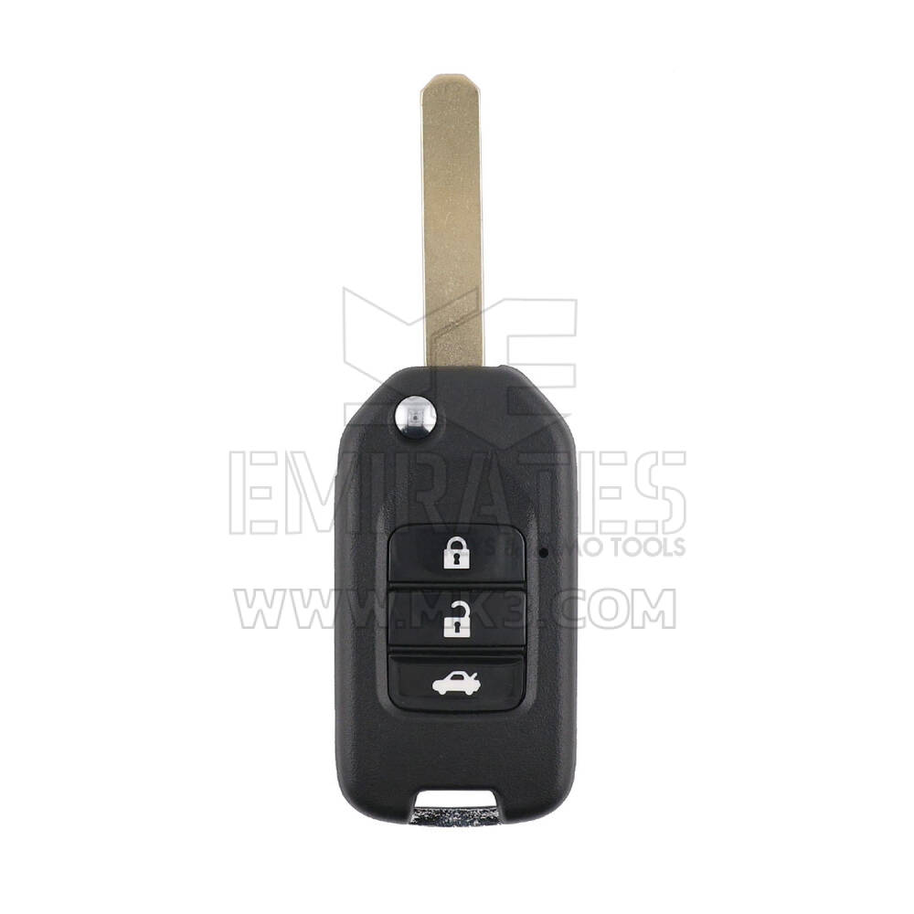 New Aftermarket Honda Modified Flip Remote Key Shell 3 Buttons With Blade High Quality Best Price | Emirates Keys