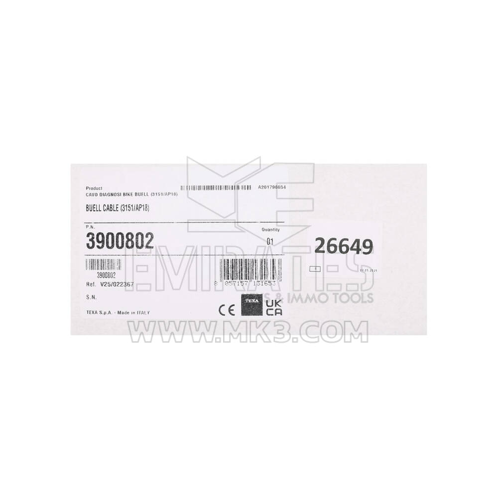 New Texa Bike – 3151/AP18 Buell Cable Complete Cable For The Diagnosis Of The Make Buell | Emirates Keys