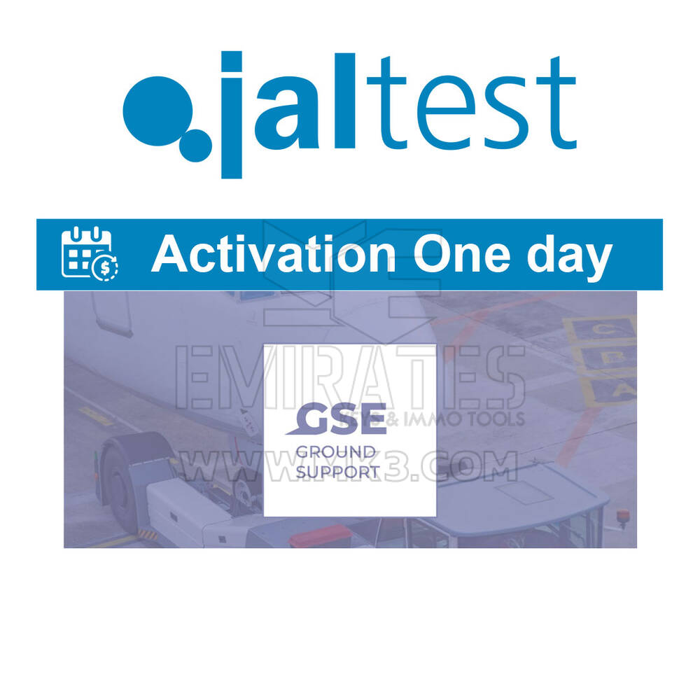 Jaltest - 75201006 GSE تفعيل ترخيص الاستخدام - يوم واحد