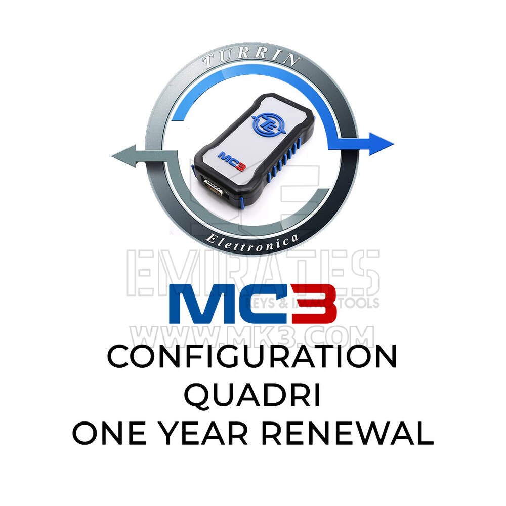Turrin Elettronica MC3 Configuration QUADRI One Year Renewal