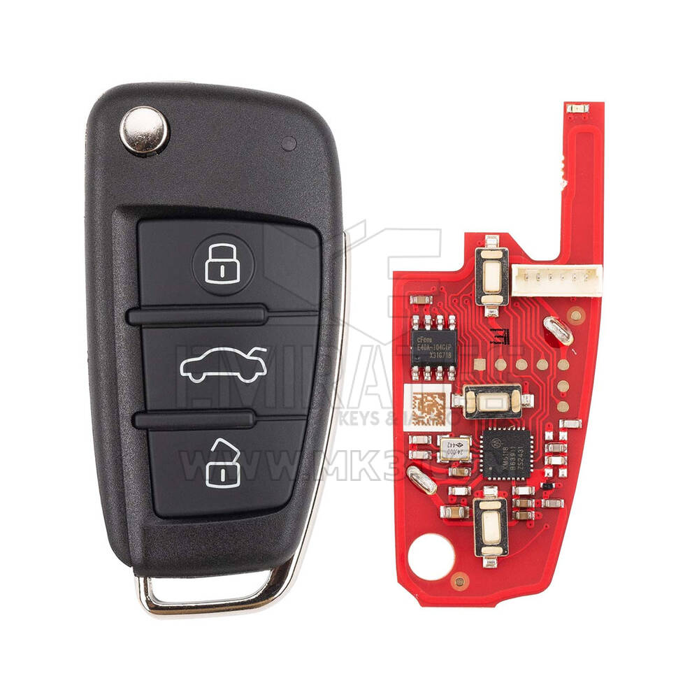 New Xhorse VVDI Key Tool VVDI2 Wire Flip Remote Key 3 Button Audi Type XKA620EN 2nd Generation ( New Version of XKA600EN ) | Emirates Keys