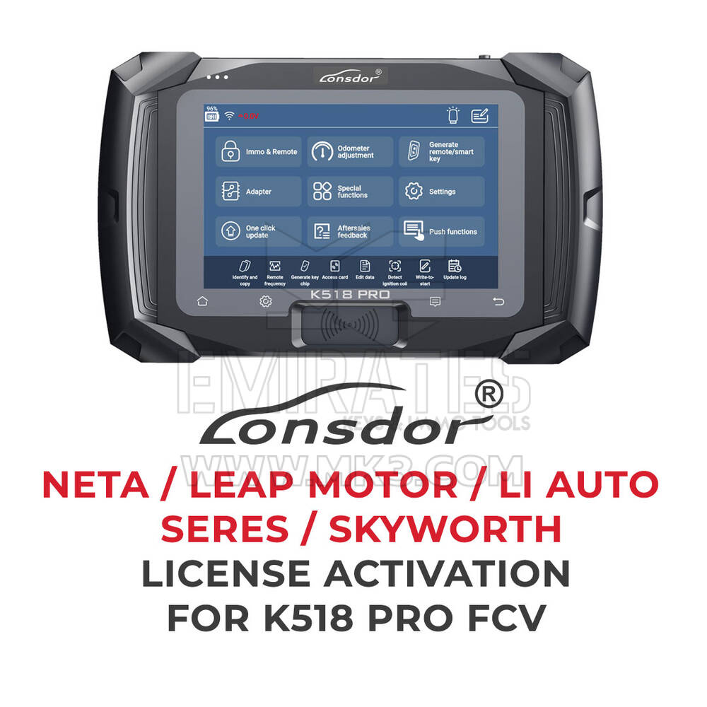 Lonsdor - NETA/LEAP MOTOR / Li Auto / SERES / SKYWORTH License activation For K518 Pro FCV