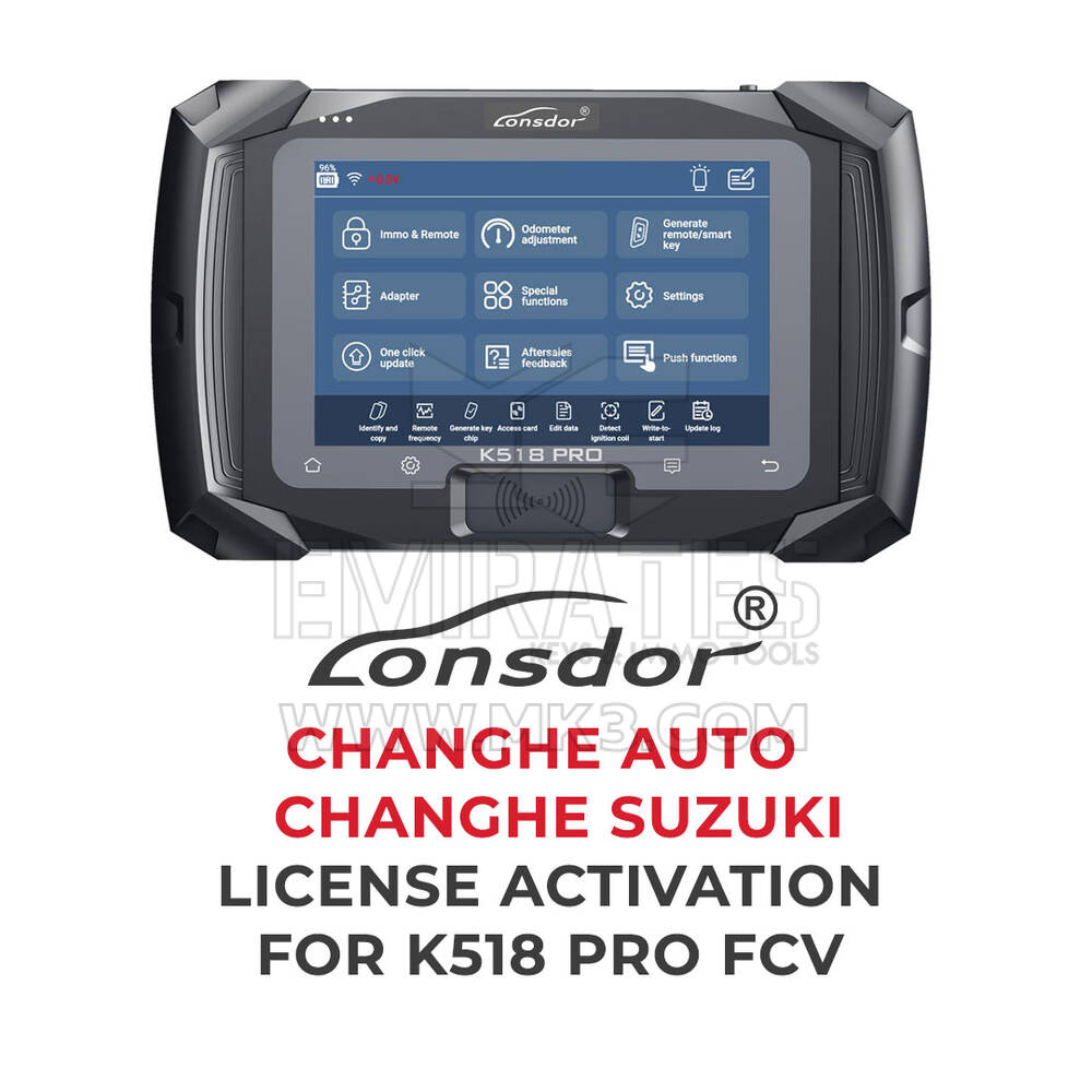 Lonsdor - Activación de licencia de CHANGHE AUTO / CHANGHE SUZUKI para K518 Pro FCV