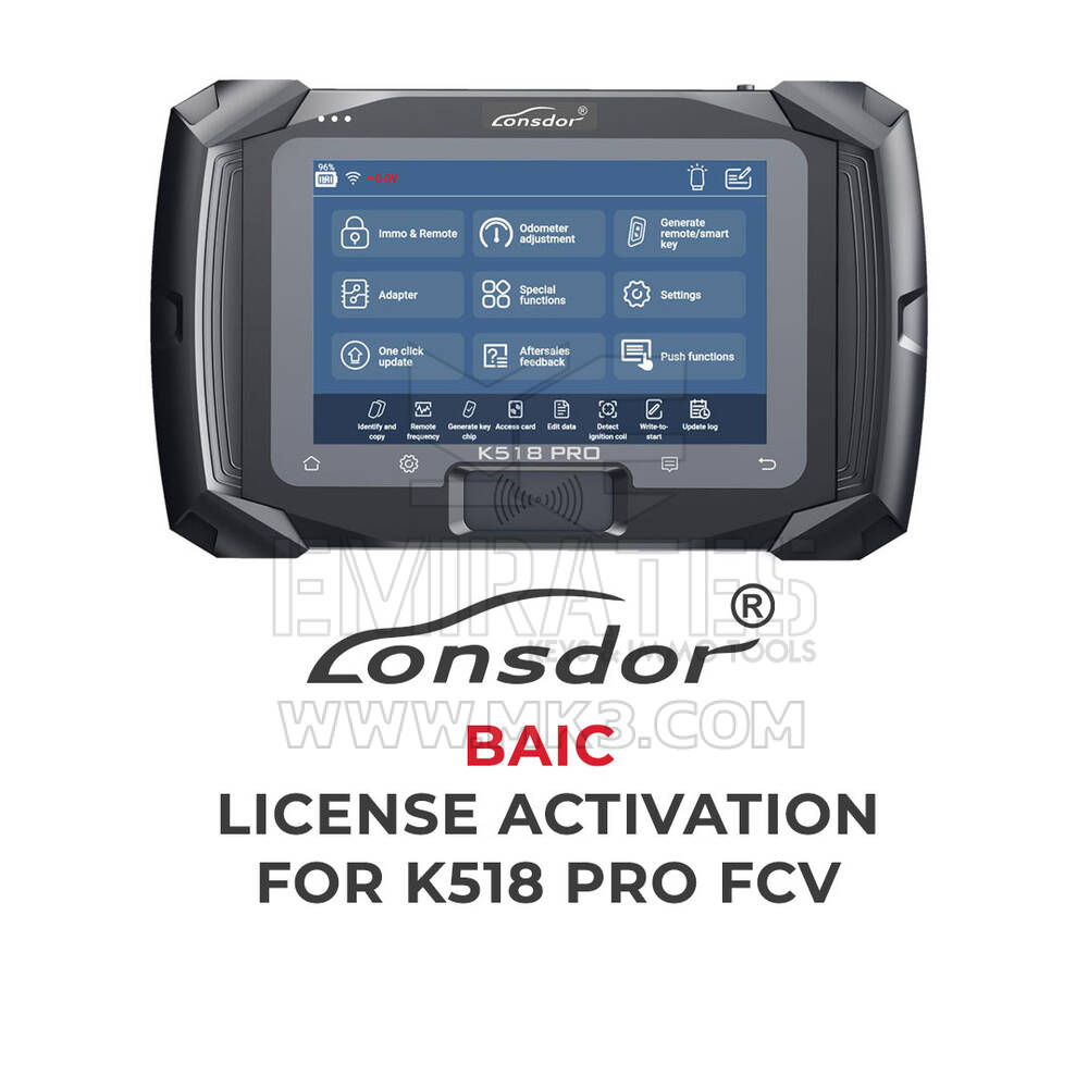 Lonsdor - BAIC License activation For K518 Pro FCV