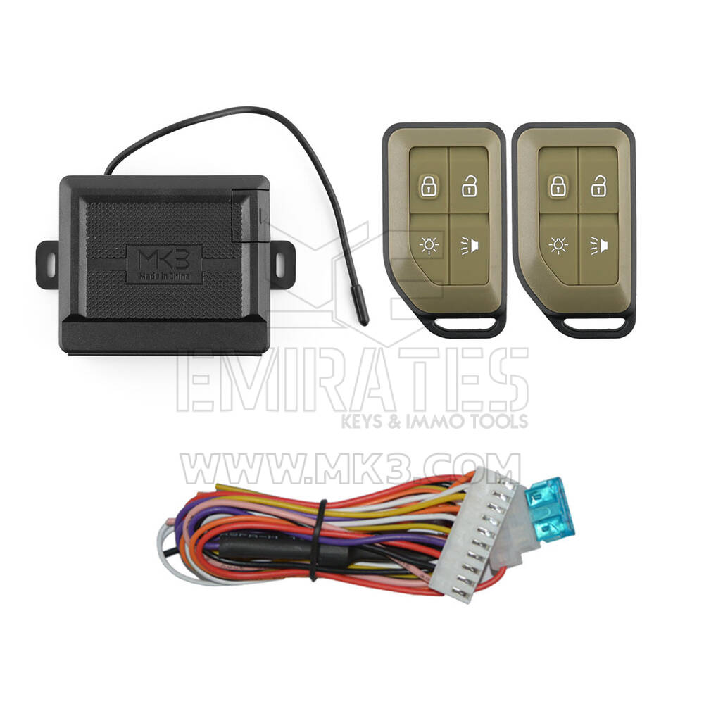 Keyless Entry System Volvo Truck 24 Volt 4 Buttons Army Green Color E706