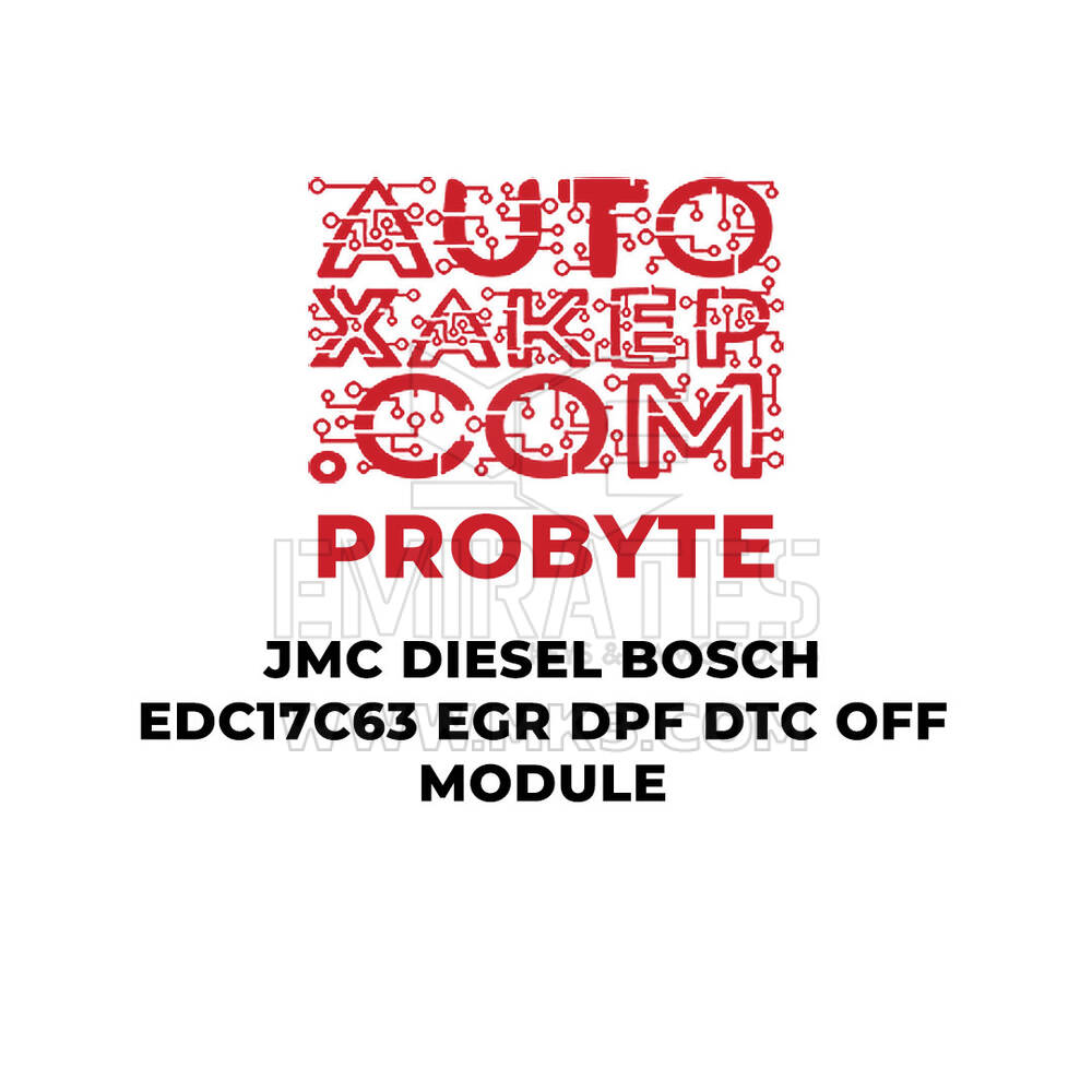 ProByte JMC Dizel Bosch EDC17C63 EGR DPF DTC KAPALI Modülü