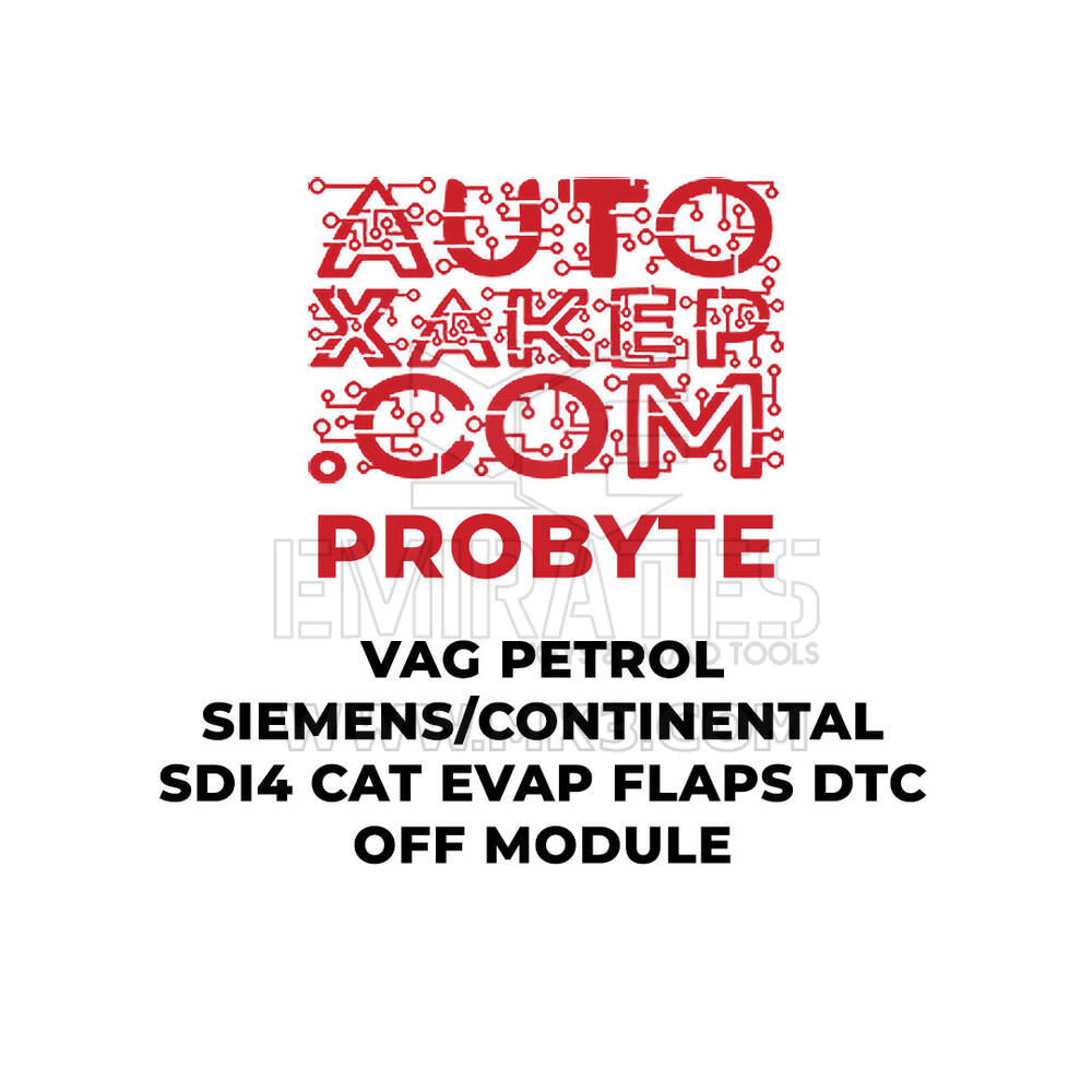 Módulo ProByte VAG Gasolina SIEMENS/CONTINENTAL SDI4 CAT EVAP FLAPS DTC OFF