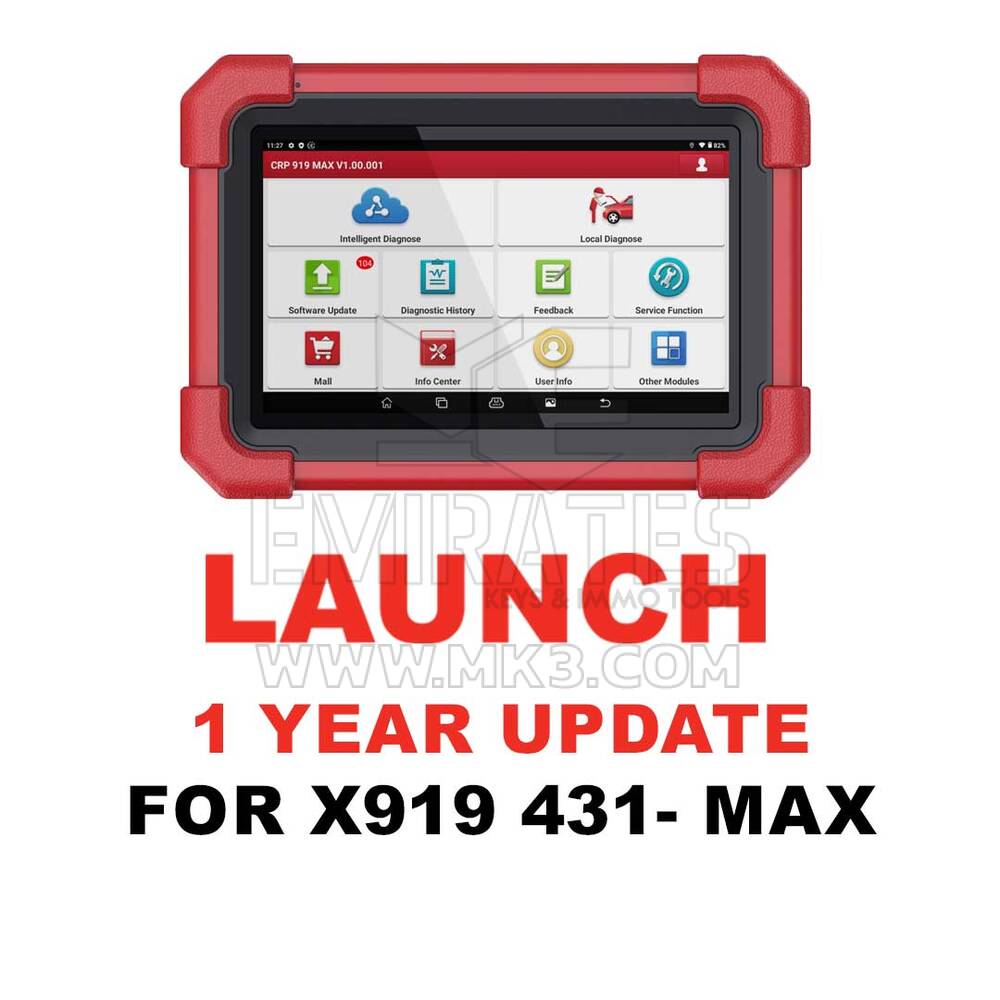 Launch X-431 919 MAX Update 1 year subscription