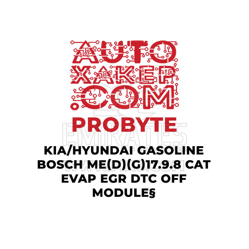 ProByte KIA / Hyundai Gasoline Bosch ME(D)(G)17.9.8 CAT EVAP EGR DTC off Module