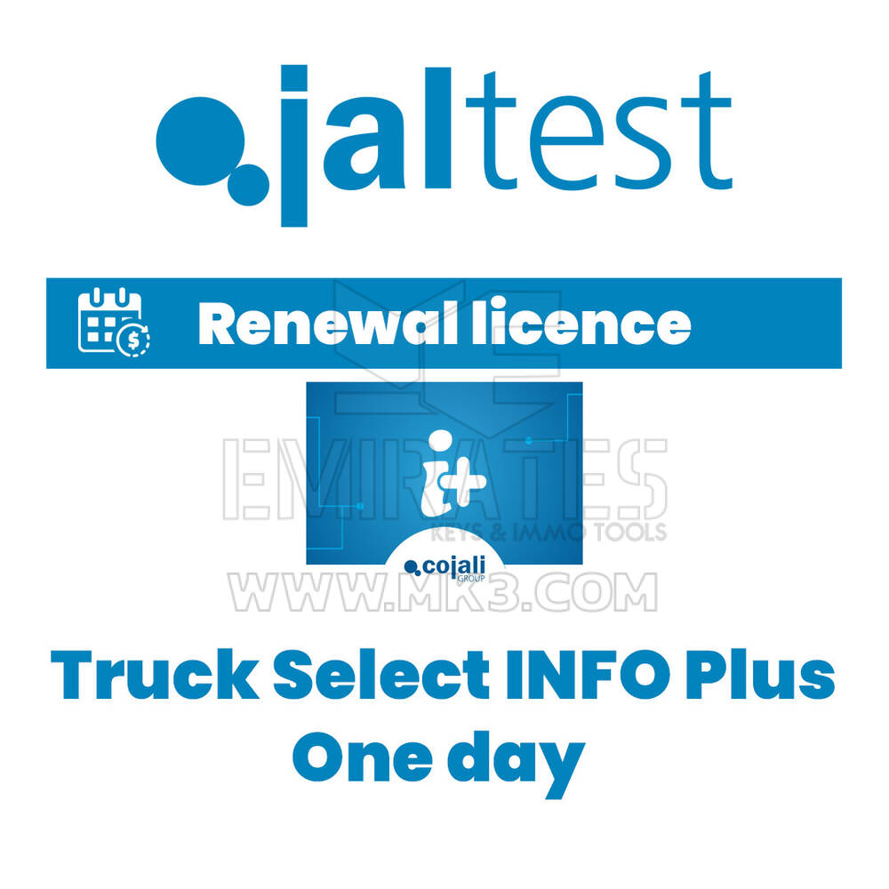 Jaltest 70605021 Truck Select INFO Plus - One day