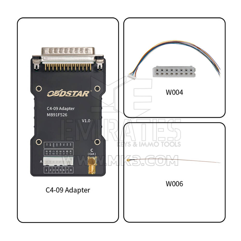 OBDSTAR C4-09 (MB91F526) Adaptör Kiti