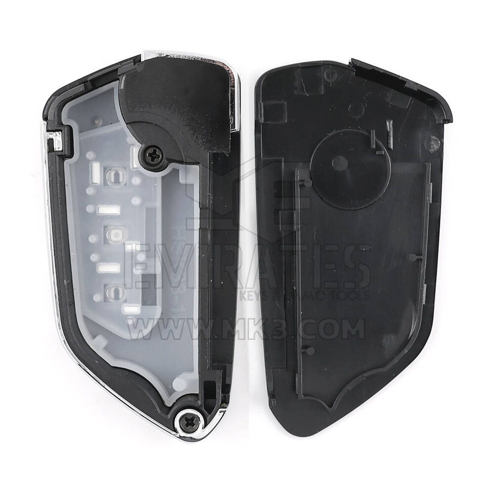 New Aftermarket Volkswagen VW Flip Remote Key Shell 3 Button For KeyDiy KD Remote B33 And NB33 | Emirates Keys