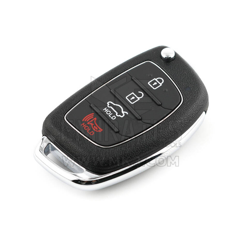 New Aftermarket Hyundai Sonata 2018 Flip Remote Key 3+1 Buttons 433MHz Compatible Part Number: 95430-C1210 / 95430-C2210 - FCCID: TQ8-RKE-4F25 | Emirates Keys