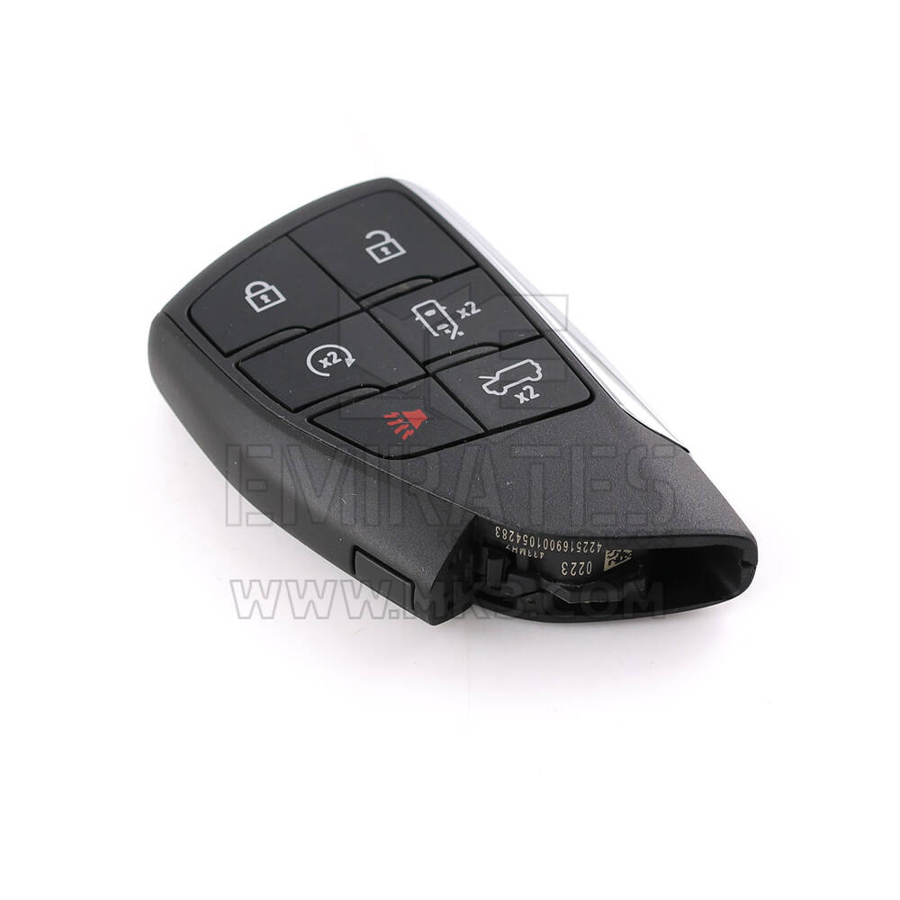 Llave inteligente original GMC Hummer 2025, como nueva, sin caja. 5+1 botones, 433 MHz. Número de pieza OEM: 13542579 / 13560223 - FCC ID: YGOG21TB2 - IC: 4008C-G21TB2 | Emirates Keys
