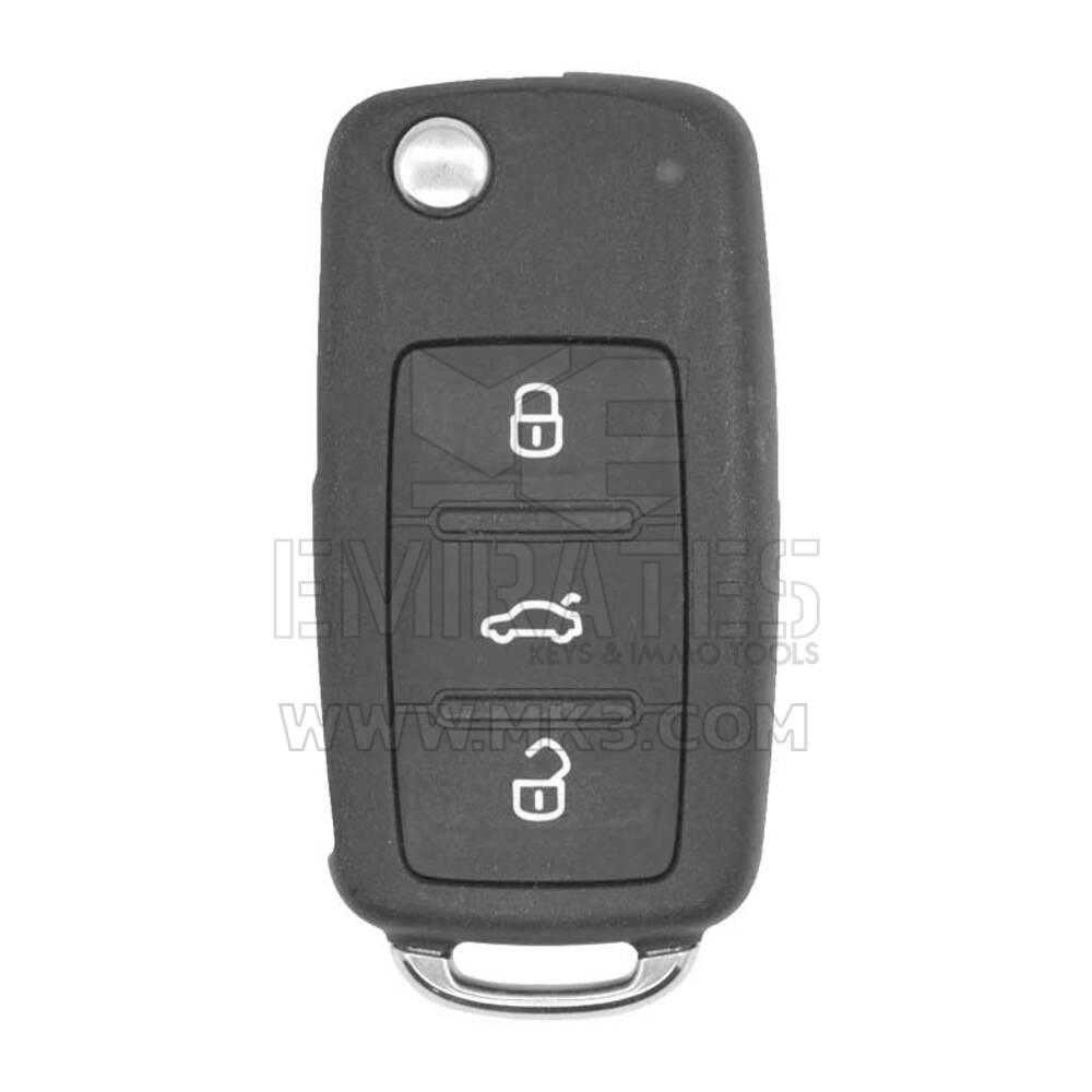 Chave remota original Volkswagen Passat 2012-2018 com sensor de proximidade, 3 botões, 433MHz, MQB 5K0837202BH / 5K0837202BR