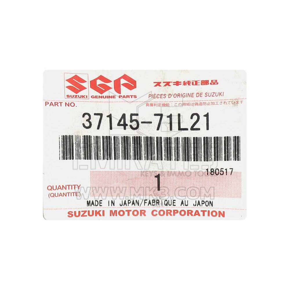 Новый Suzuki Swift Genuine / OEM Remote Key 2 Buttons 433MHz Номер детали OEM: 37145-71L21 | Emirates Keys