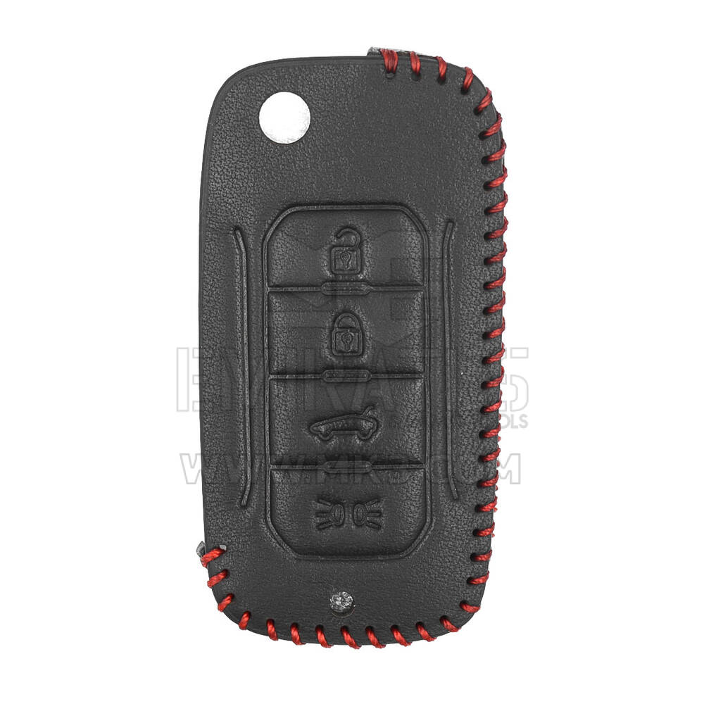 Leather Case For Jeep Flip Remote Key 4 Buttons JP-E | MK3