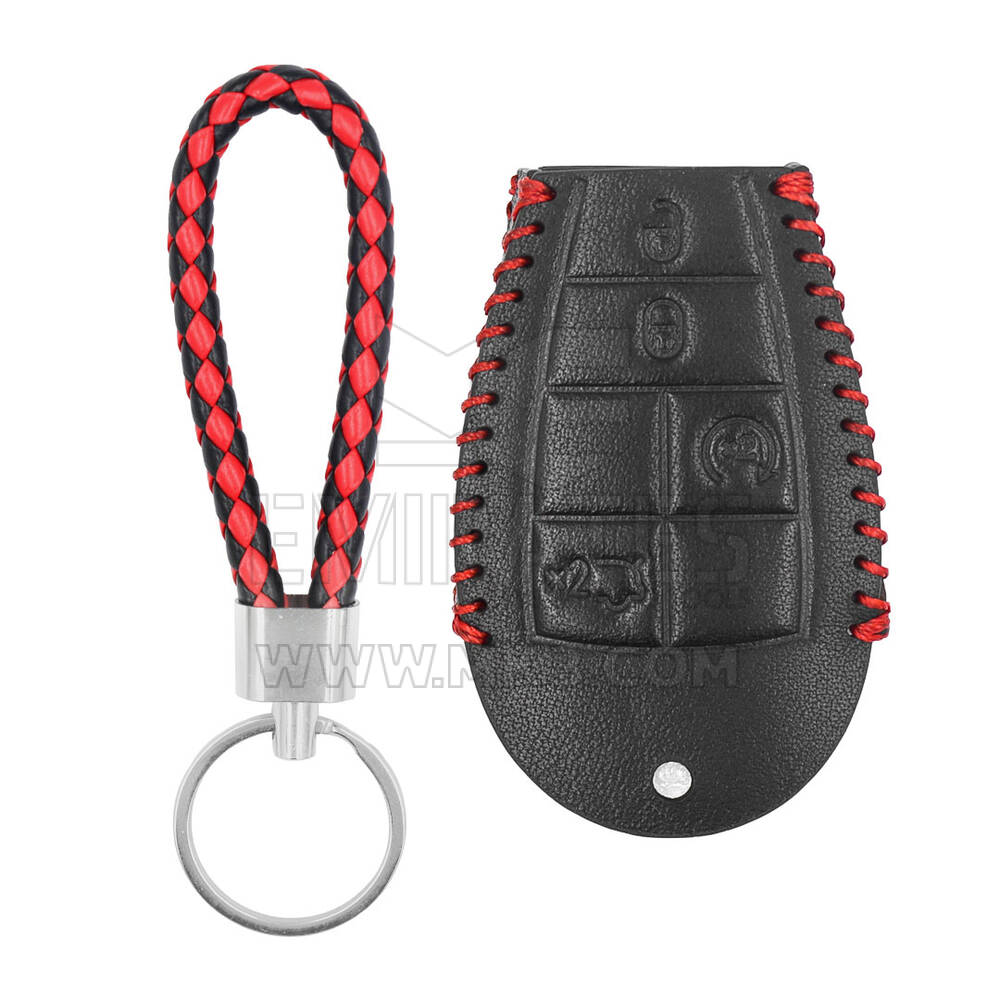 Leather Case For Jeep Smart Remote Key 4+1 Buttons JP-N