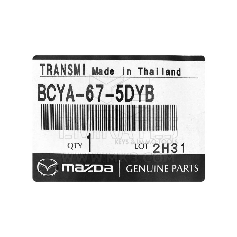 New Mazda 3 Sedan 2019-2022 Genuine/OEM Smart Key 3+1 Button 315MHz OEM Part Number: BCYA-67-5DYB | Emirates Keys