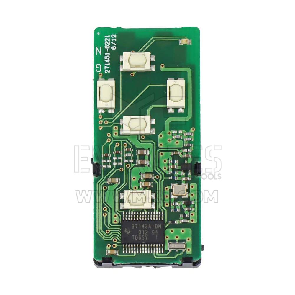 Toyota Smart Remote Key 5 botões 312MHz 271451-6221| MK3