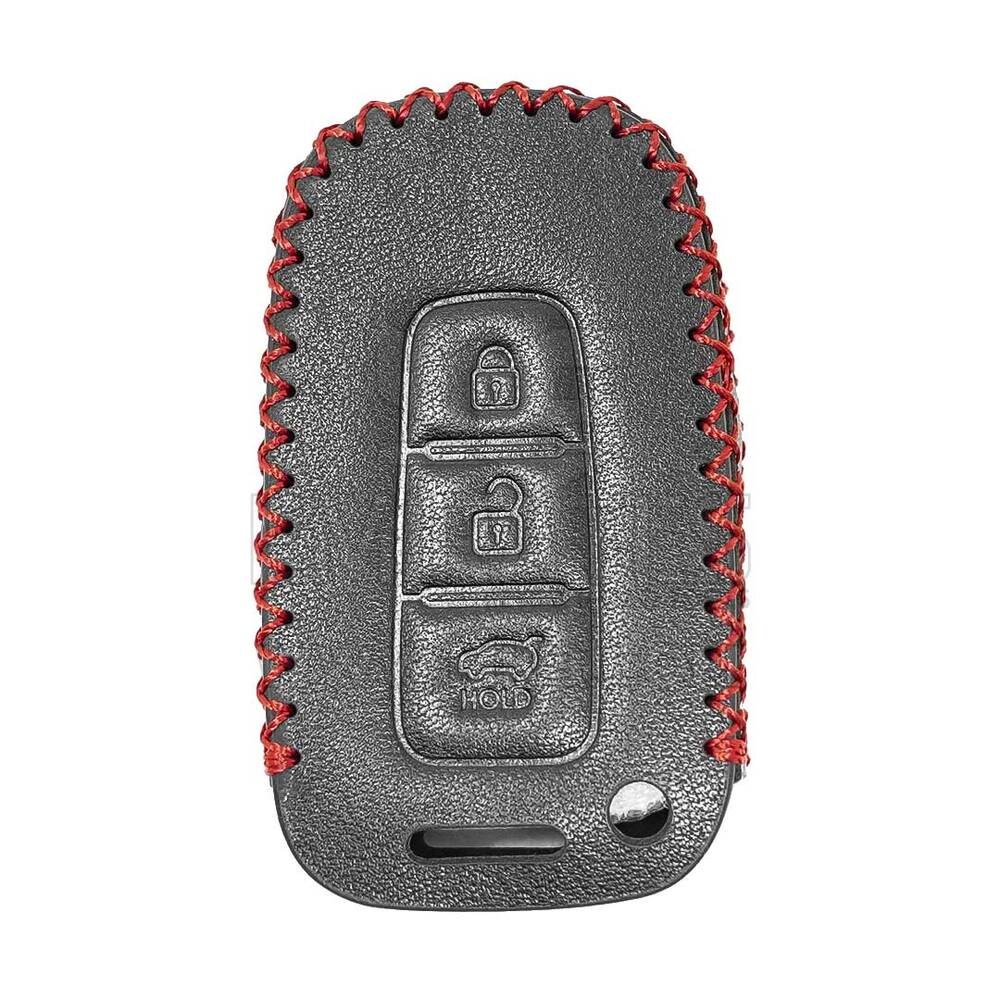 Leather Case For Hyundai Kia Smart Remote Key 3 Buttons | MK3