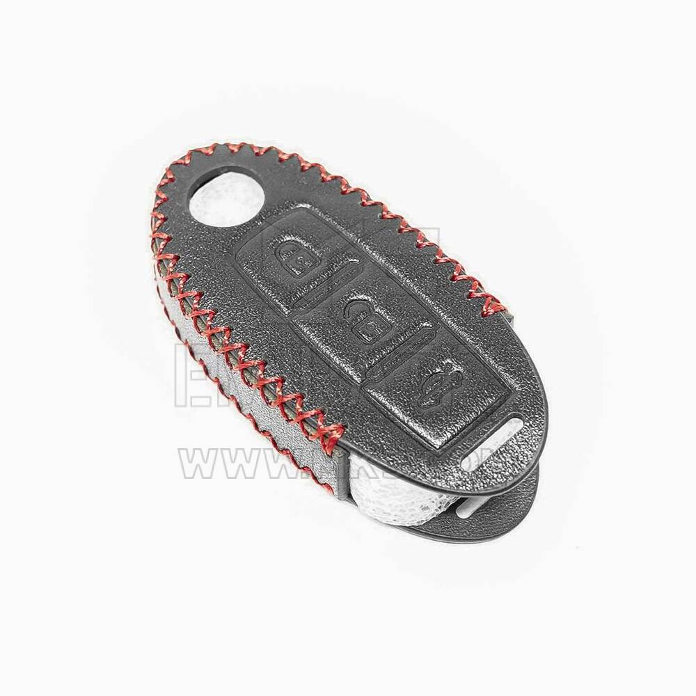 New Aftermarket Leather Case For Nissan Smart Remote Key 3 Buttons High Quality Best Price | Emirates Keys