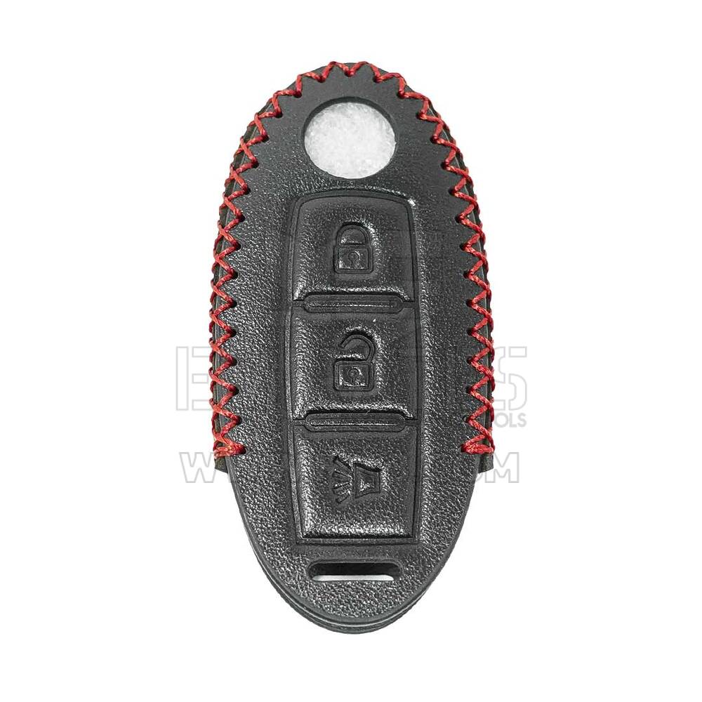 Кожаный чехол для Nissan Smart Remote Key 2 + 1 кнопки | МК3