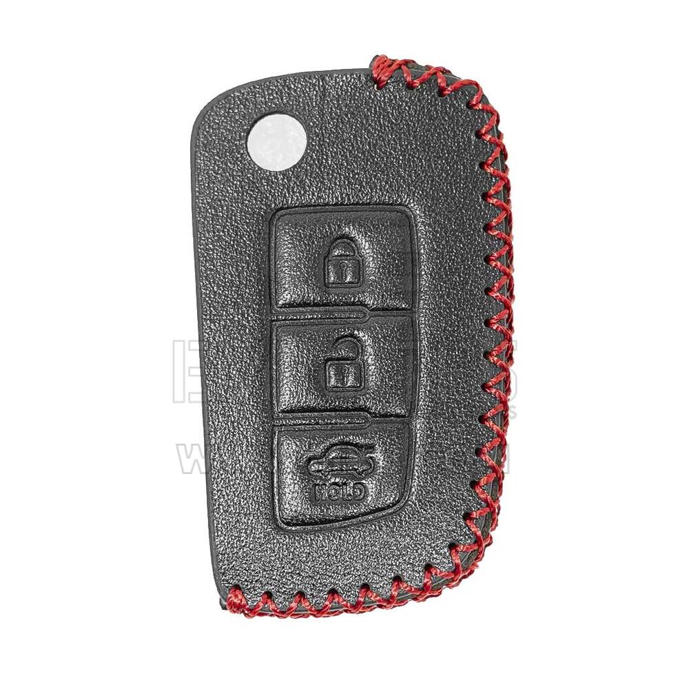 Кожаный чехол для Nissan Flip Remote Key 3 кнопки | МК3