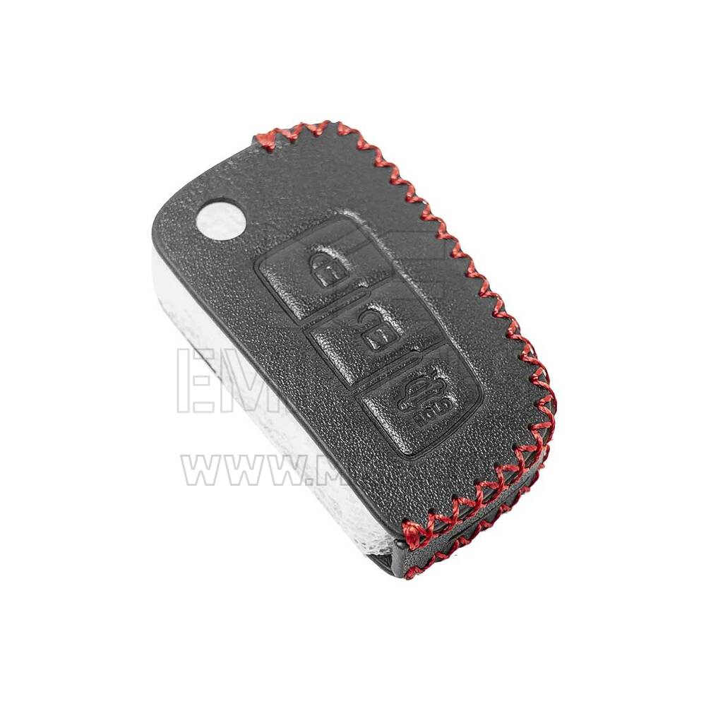 New Aftermarket Leather Case For Nissan Flip Remote Key 3 Buttons High Quality Best Price | Emirates Keys