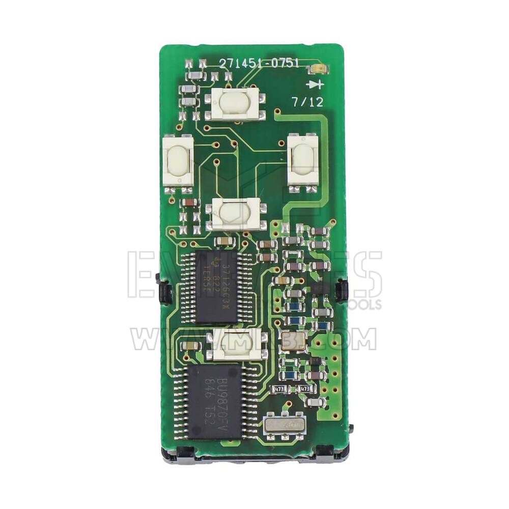 Toyota Smart Remote Key 5 botões 312MHz 271451-0751| MK3