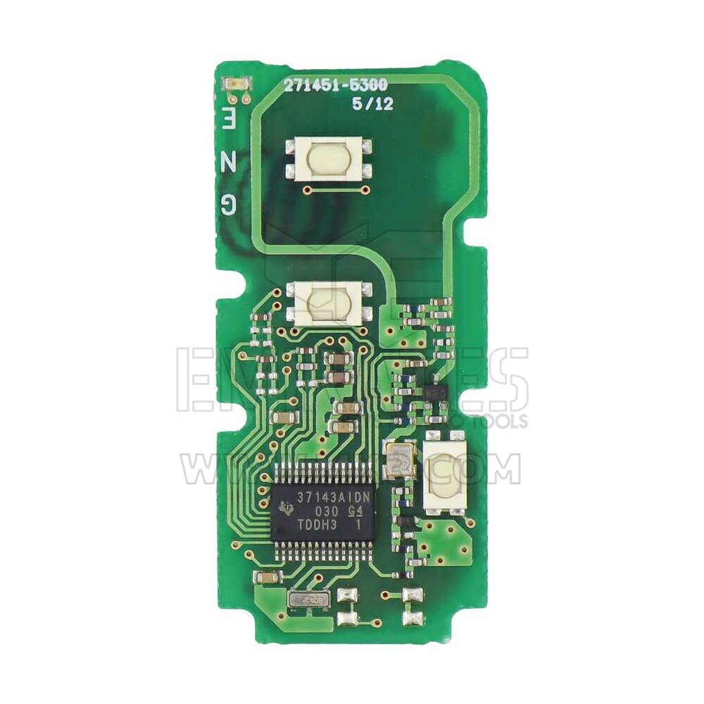 Toyota Smart Key 3 Botões Capa Preta 314MHz 271451-5300 | MK3