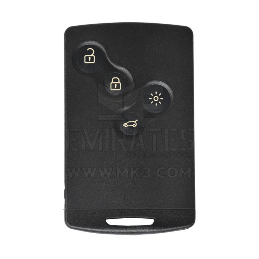 Coque de carte à distance REN Fluence Megane3 Clio4 4 boutons avec lame de clé d'urgence NSN14