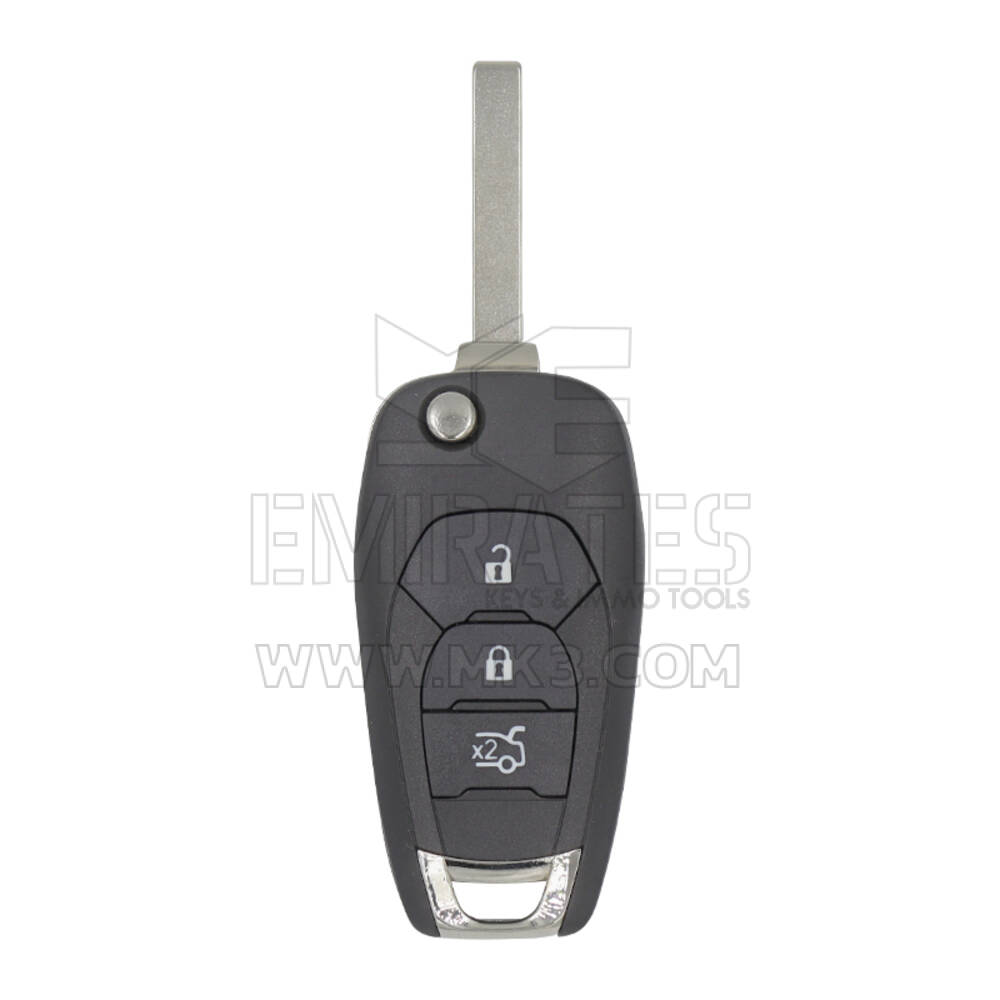Novo Aftemarket Chevrolet 2019 Tipo Flip Remote Key 3 Botões 433Mhz PCF7937E Transponder Alta Qualidade Preço Baixo Encomende Agora | Chaves dos Emirados